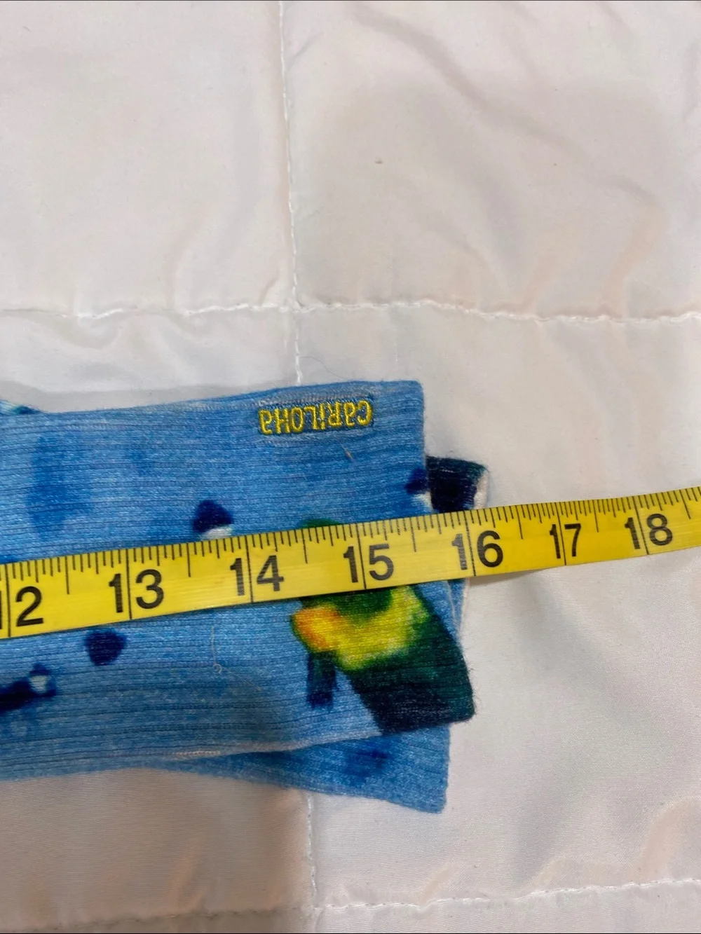 Unbranded Blue Tropical Reef Crew Socks - Ocean Fish Print